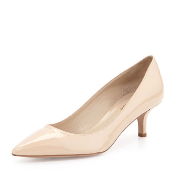 Nude low heel pumps Clearance